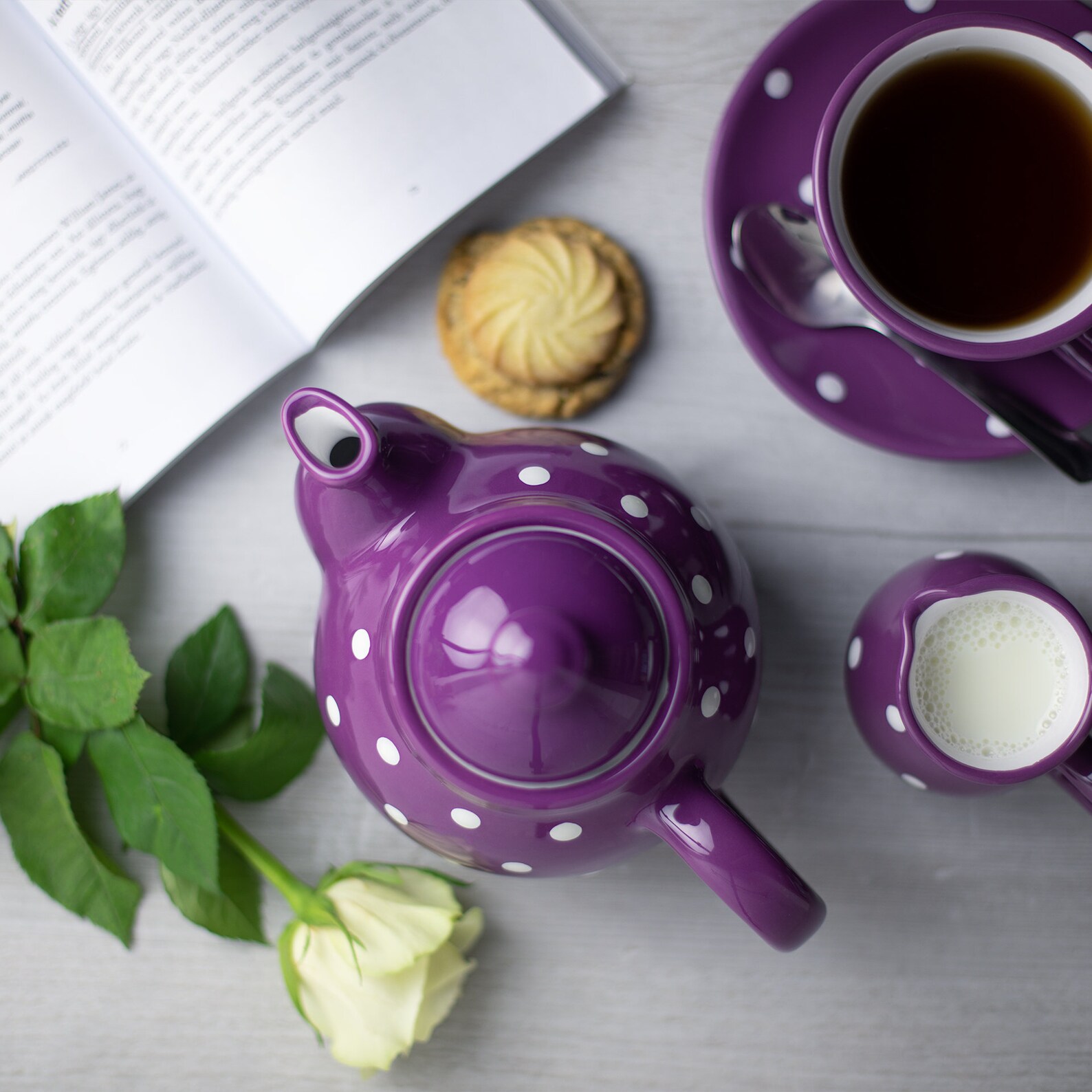 Purple Ceramic Teapot Handmade Pottery Tea Pot for 12 CUP Etsy