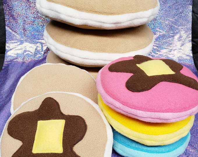 Squeaky Plush Pancake Fursuit Props