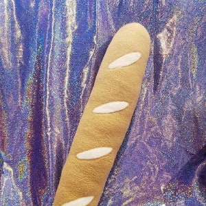 Plush Baguette French Bread Fursuit Prop