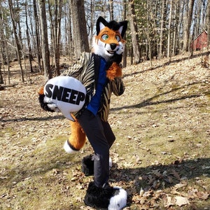 Custom/Personalized Plush Word Bubble Fursuit Prop
