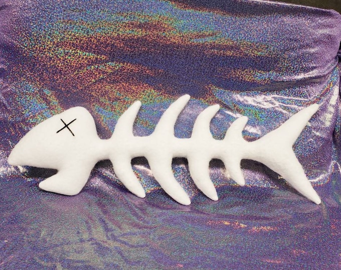 Plush Skeleton Fish Fursuit Prop - Etsy