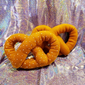 Squeaky Plush Pretzel Fursuit Prop