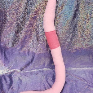 Plush Worm Fursuit Prop