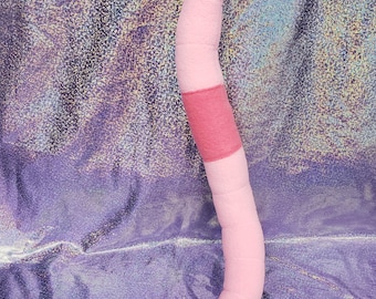 Plush Worm Fursuit Prop