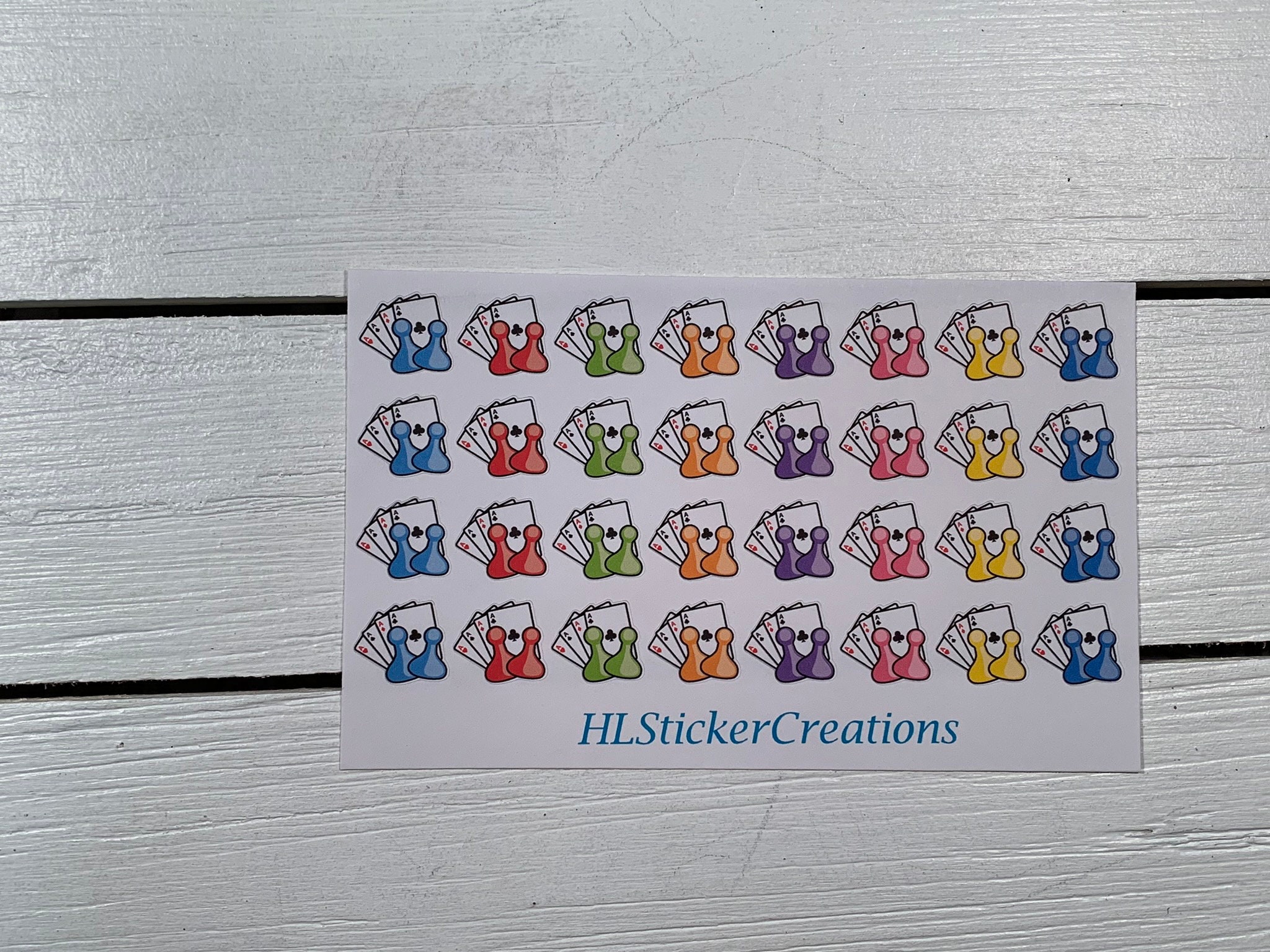 Game Stickers Board Game Stickers Game Night Stickers Etsy