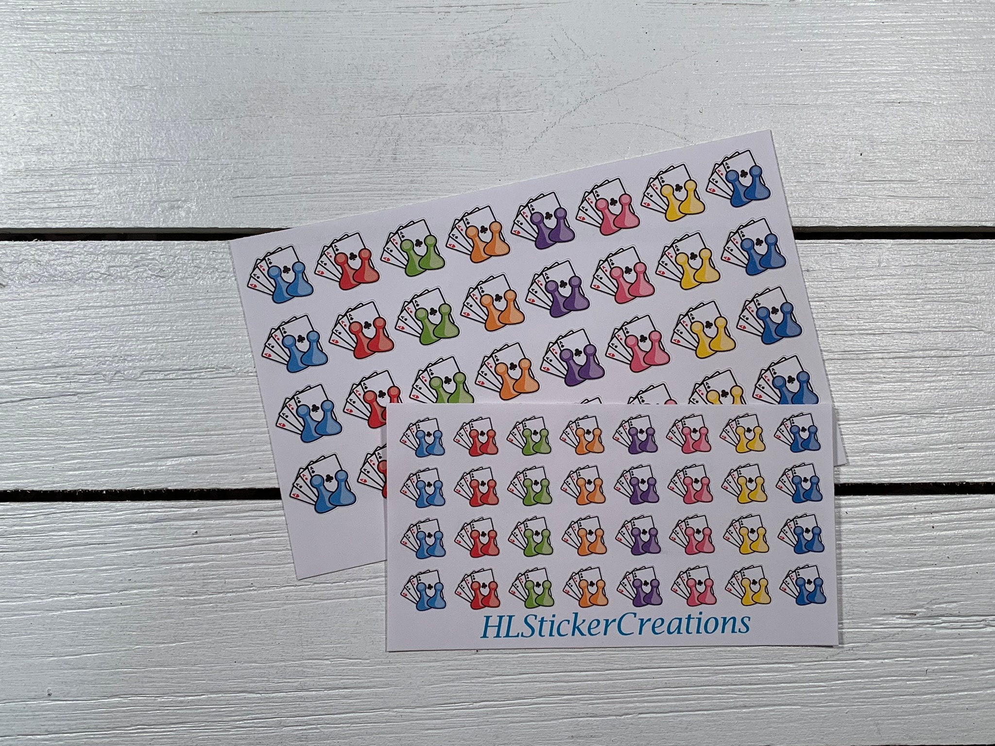 Game Stickers Board Game Stickers Game Night Stickers Etsy