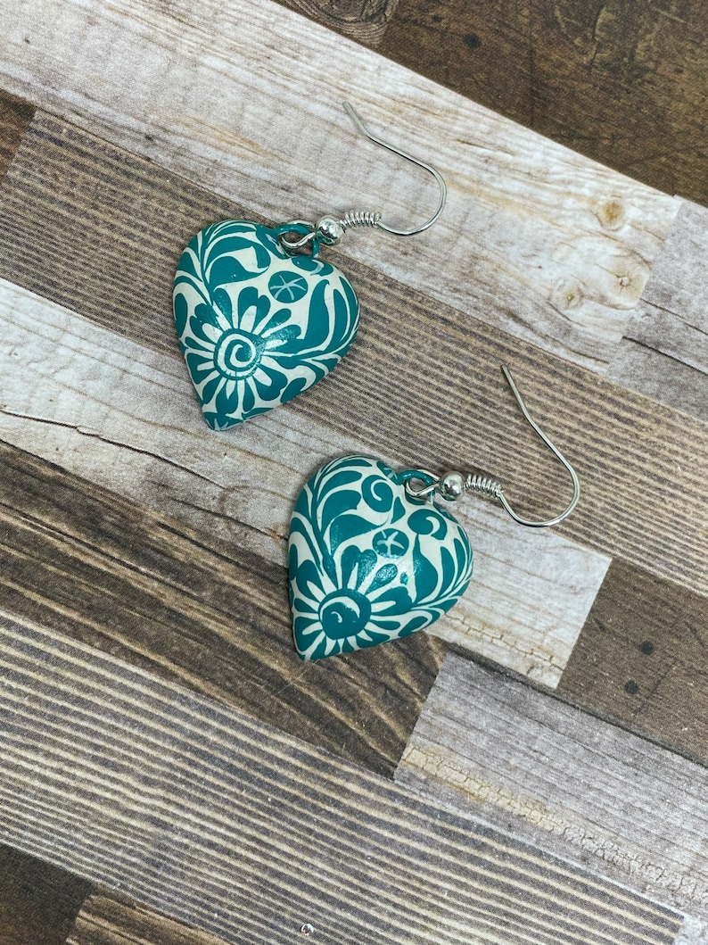 Mexican culture Otomi artesanal earrings