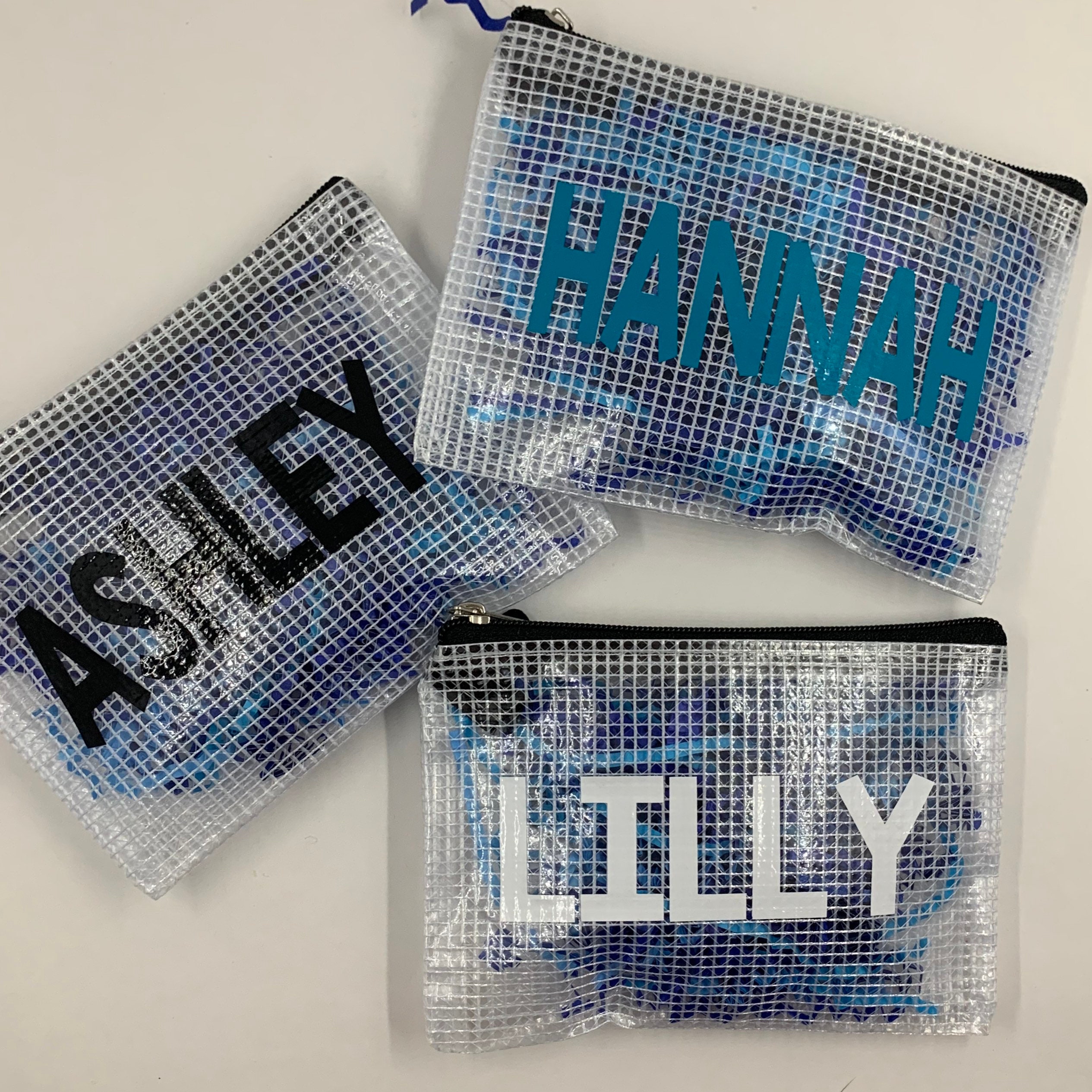 Custom Name Pouch Name Pouches Custom Plastic Pouch Etsy