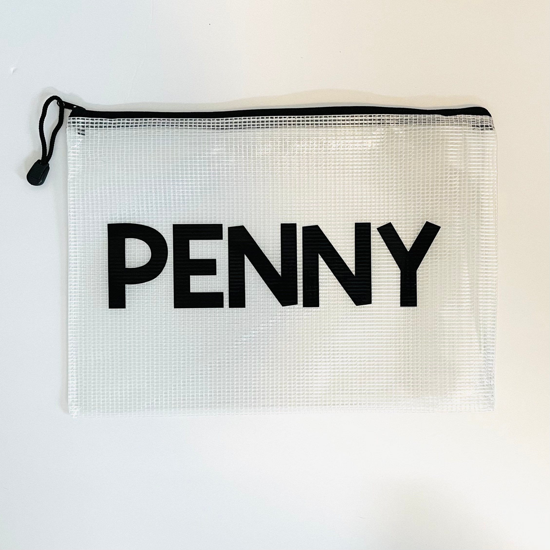 Custom Name Pouch Name Pouches Custom Plastic Pouch Etsy Israel