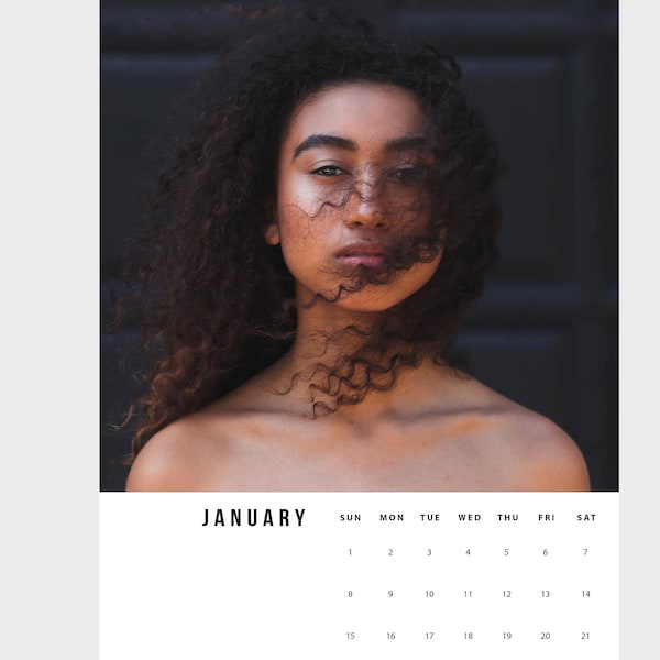 2017 + 2018 Kalendervorlage - 12 x 18 Photoshop Wandkalender, Foto Kalender, monatliche Kalender druckbare digitale download - 1110