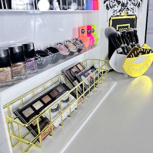 AS Designs White Wall Mounted Cosmetic Storage