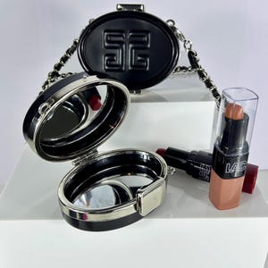 Mini Geldbörse, Mini Geldbörse Charme, Geldbörse, Lippenstift Etui Kette, klassisches Design für Mutter, Freundin, Verlobte
