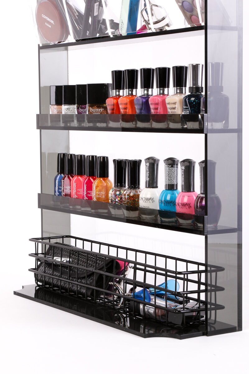 Wall Mounted Makeup Organizer Etsy