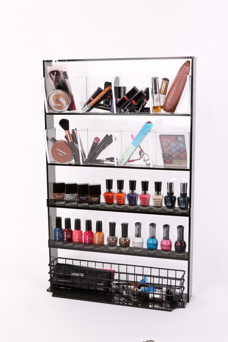 Wall Mounted Makeup Organizer Etsy