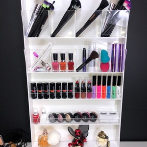 Wall Mounted Makeup Organizer, Cosmetic Storage