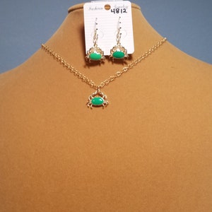 Girls Green Crab Set 4812