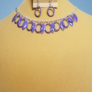 Purple Enamel Set 4573