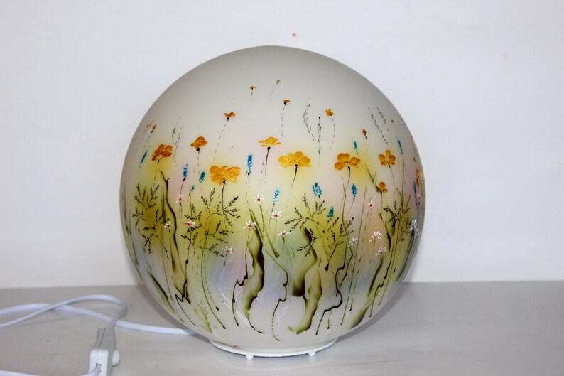 Table Glass lamps Desk Glass Lamps Table Lamp Vintage Bedside Glass Lamp Globe Lamp Glass Modern Table Lamp Handmade Lamp Stained Glass Lamp