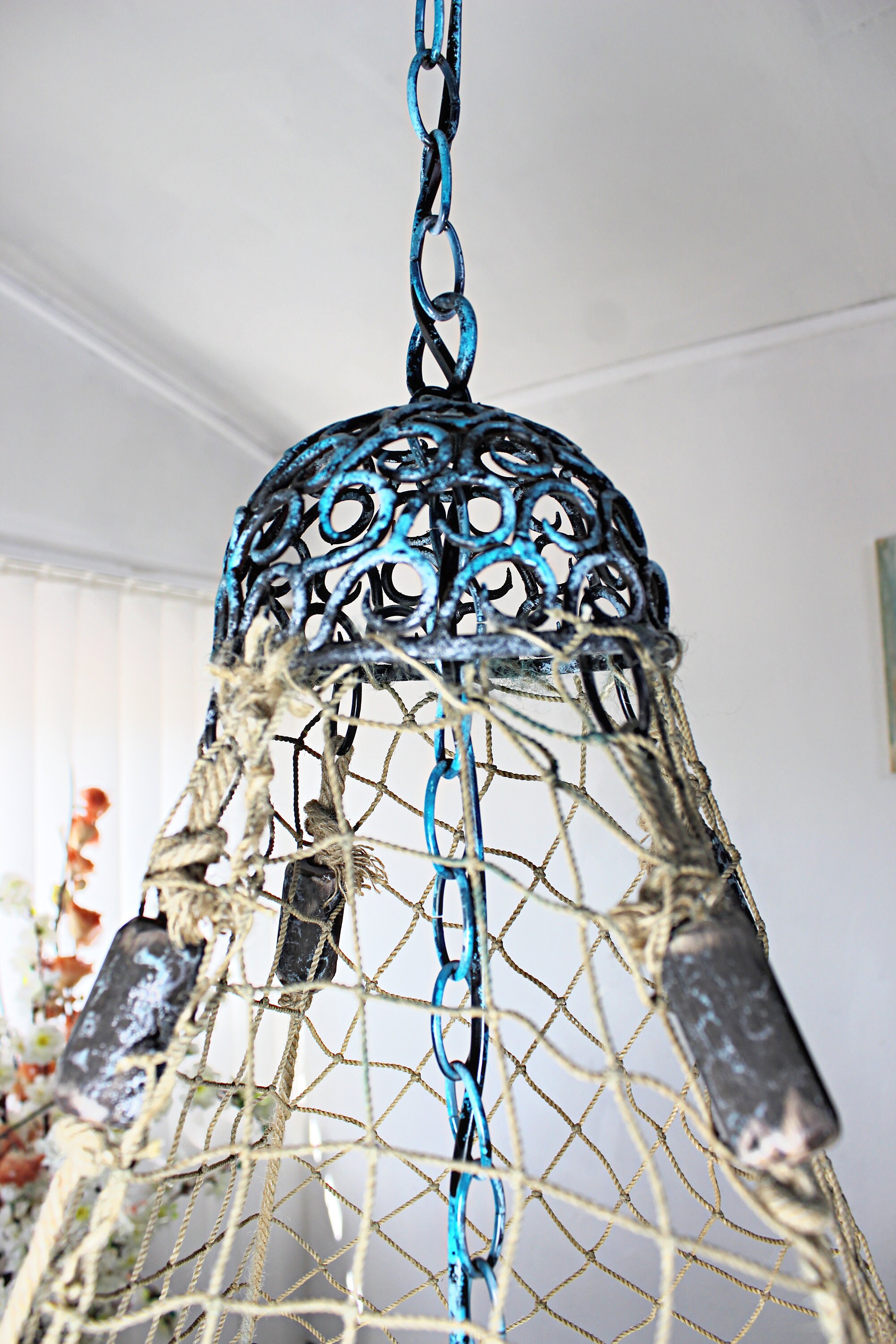 Lámpara de araña náutica Colgante Luces candelabro Lámpara de | Etsy