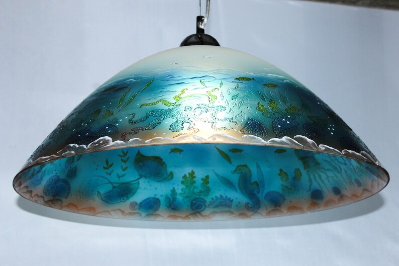 Sea beach ocean lamp Nautical Light Marine lamp chandelier Etsy