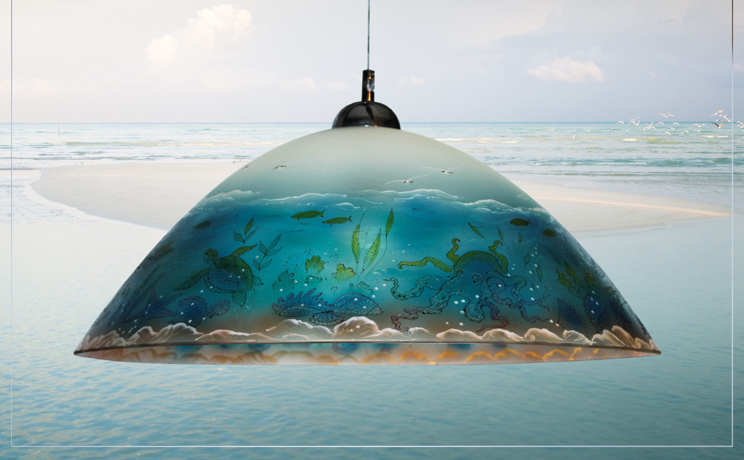 Sea beach ocean lamp Nautical Light Marine lamp chandelier Etsy