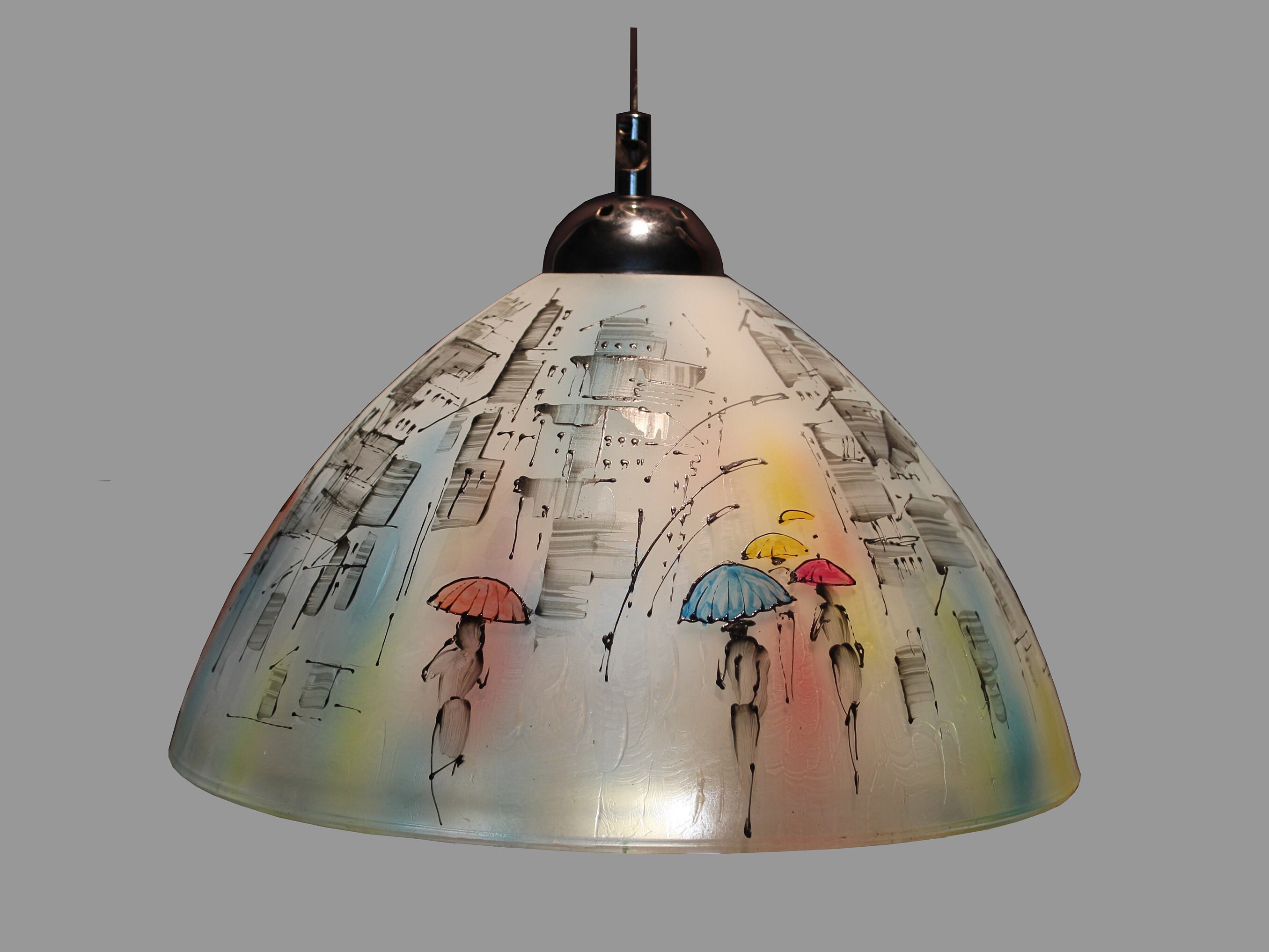 Pendant Glass Lamp Shade Hanging Glass Lamp Stained Glass Etsy