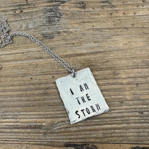 I am the storm necklace