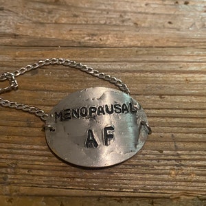 Menopausal AF bracelet
