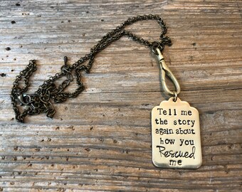 Tell me the story necklace