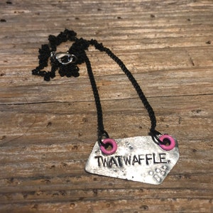 Twattwaffle necklace
