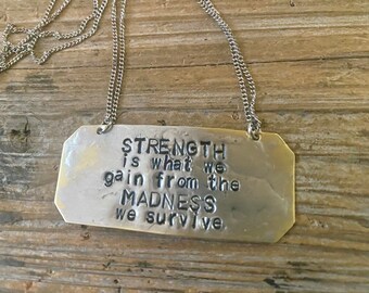 Strength necklace