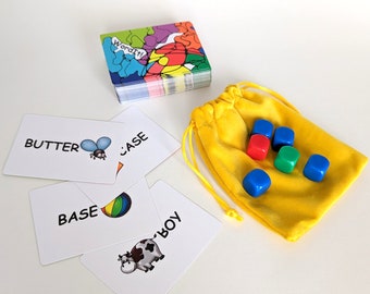 ¡Palabra! - Juguete educativo / Aprender letras / Aprender a leer / Juego divertido / Tarjetas didácticas / Regalos para niños / Aprendizaje / Juego de cartas / Regalo de regreso a clases /