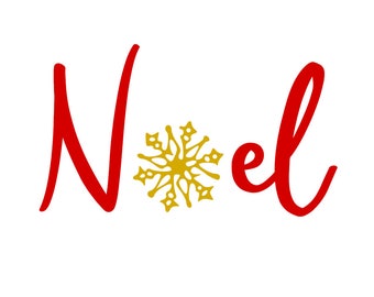 Christmas svg, "Noel" SVG, DXF, PDF, png Cut file, Blue moose svg, holiday svg, xmas svg, snowflake