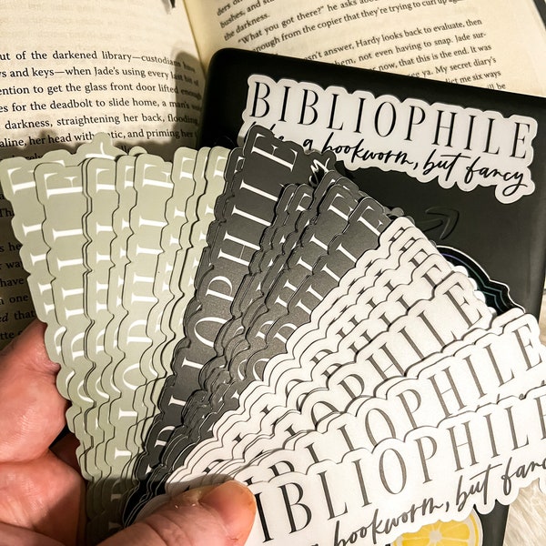 Bibliophile sticker