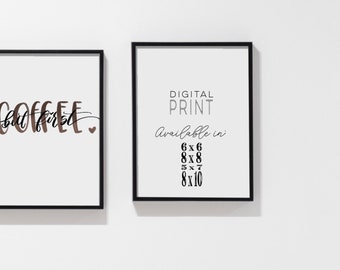 But first, Coffee (physical print)