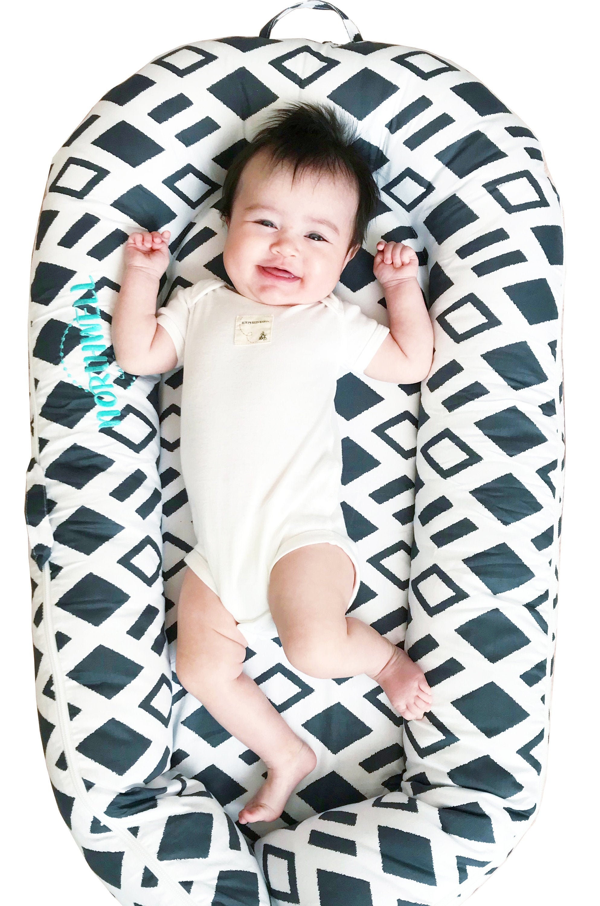 for 0-8 Months Newborn Lounger Infant Lounger Fairy Tale Blue Northwell CuddleNest Mini Baby Lounger