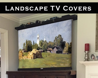 Tv Cover 70 Handmade Options And Ideas Etsy