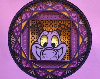 Figment - Framed Paper Cut