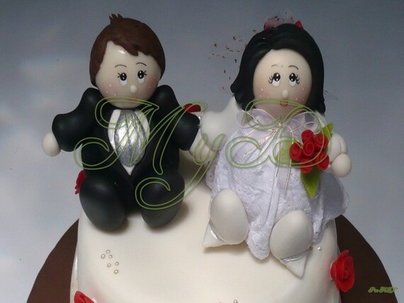 novios para pastel de boda personalizados