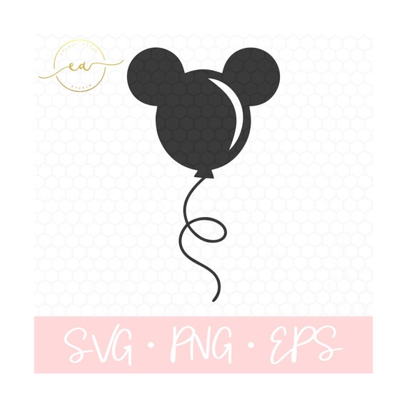 Download Mickey Balloon SVG-Disney Balloon Svg-Disneyland | Etsy