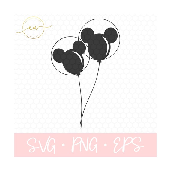 Clip Art Mickey Mouse Svg Disney Balloon Svg Svg Silhouette Svg Files Svg File For Cricut Mickey Balloon Svg Minnie Svg Disney Svg Art Collectibles