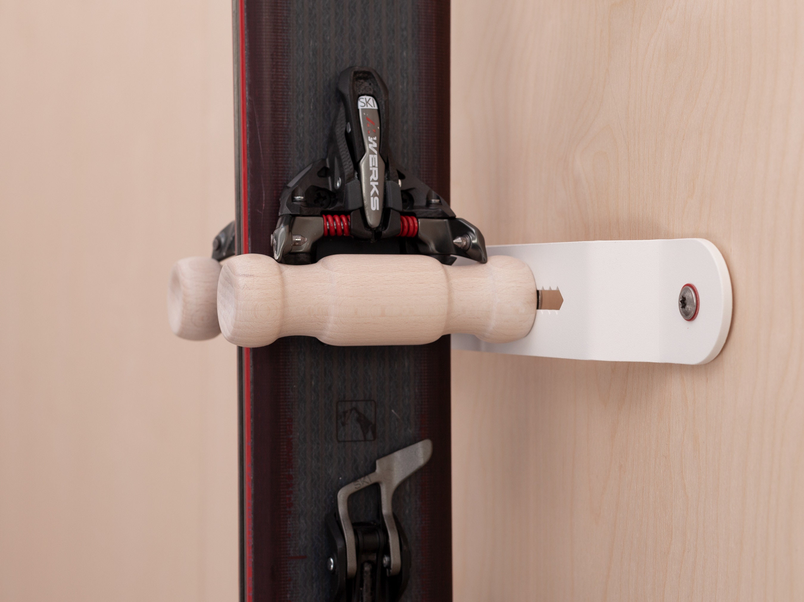 SV10 | Ski Hanger | Vertical Mount | Design by Rahlle | Ski Rack - Etsy