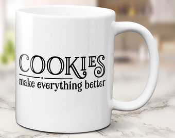 Custom Cookies Mug - Personalized Gift for the Ultimate Baking Enthusiast