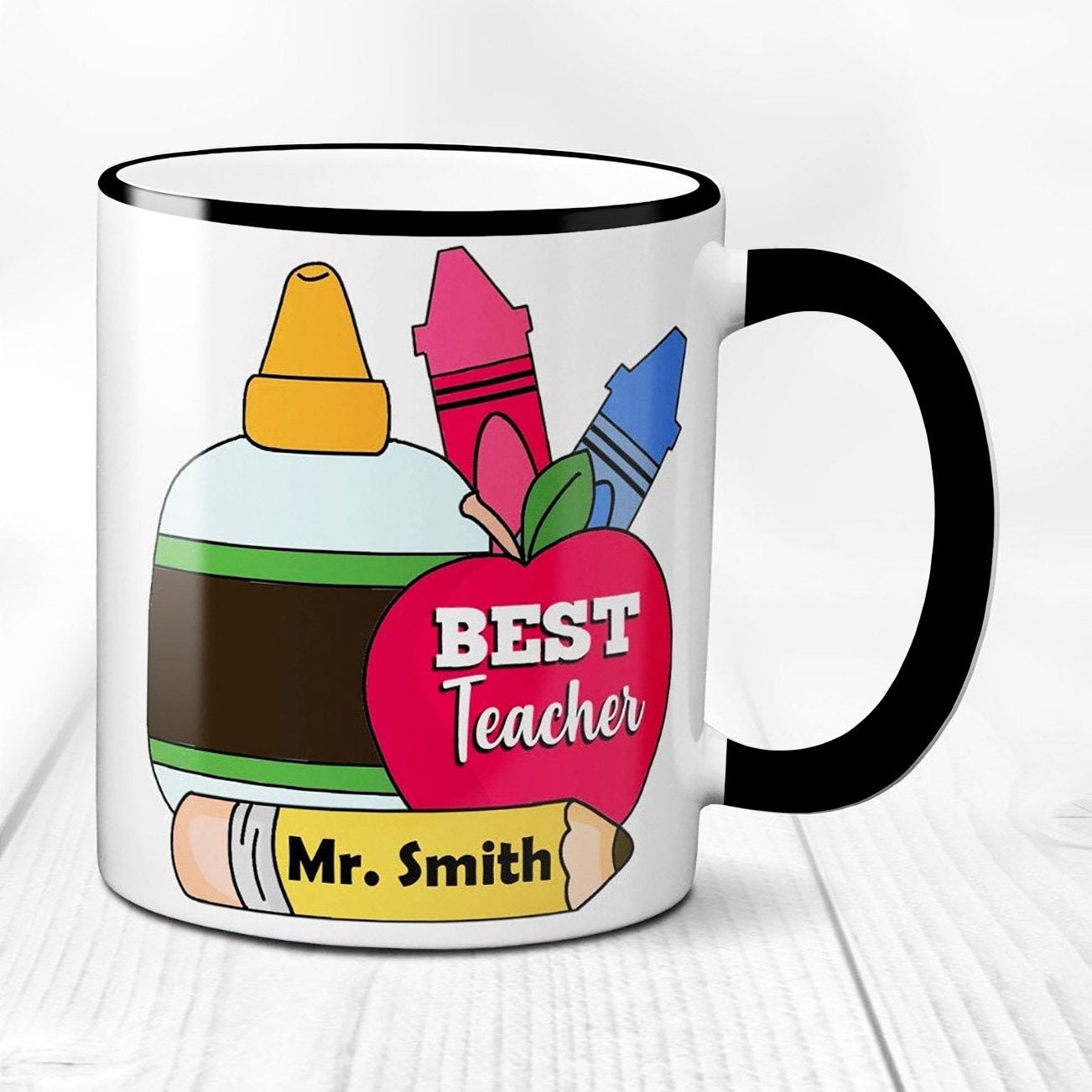Art Teacher Gifts/ Love Art Teacher Mug / Best Art Teacher Etsy