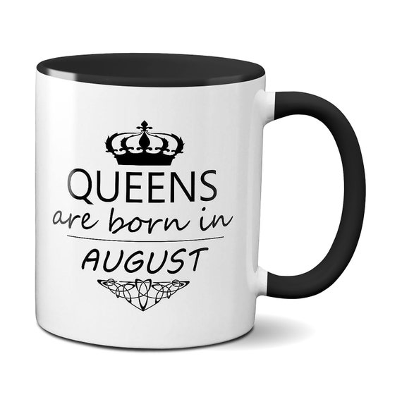 August Birthday Gift Leo Birthday Gifts August Queen Mug - Etsy