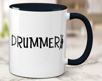 Drummer's Delight: Personalized Drums Gifts - Custom Drummer Brew Mug