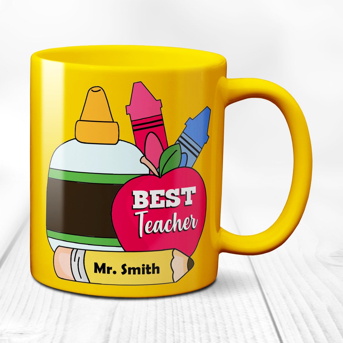 Art Teacher Gifts/ Love Art Teacher Mug / Best Art Teacher Etsy