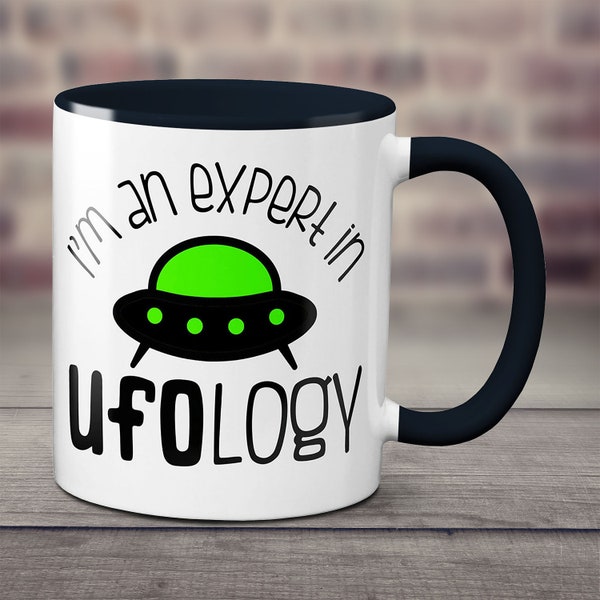 Mug Expert en ufologie - Cadeaux OVNI personnalisés pour l'amateur d'extraterrestres