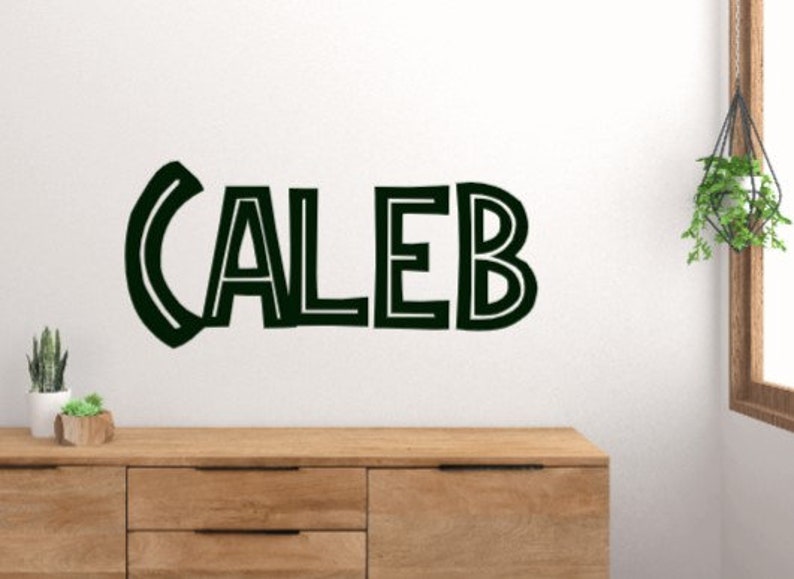Jurassic Park Name Decal, Dinosaur Kids Room Decor - Etsy