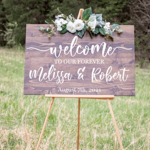 Wedding welcome sign decals. Welcome wedding sign stickers. Vinyl decals for wedding signs.  Wedding mirror decals.  Stickers for mirrors.